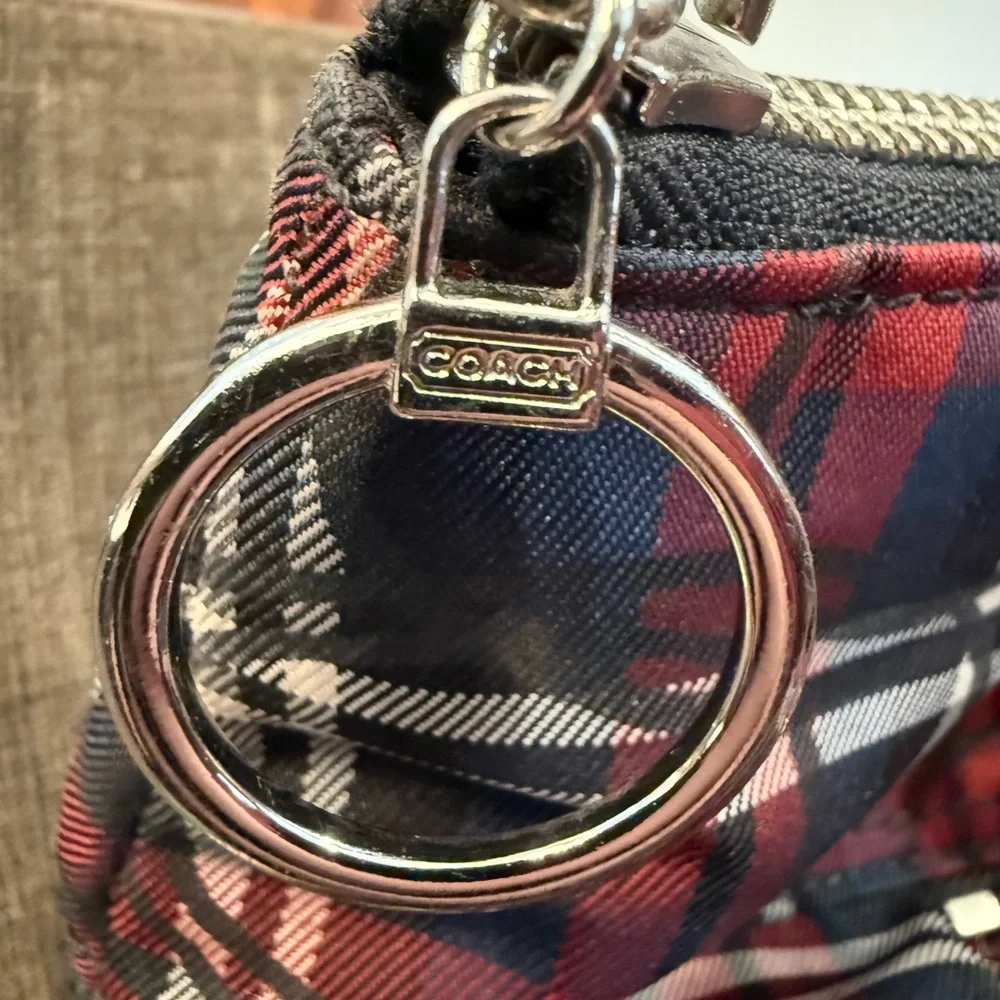 Coach Poppy Tartan Plaid Shoulder Bag - Picture 15 of 15